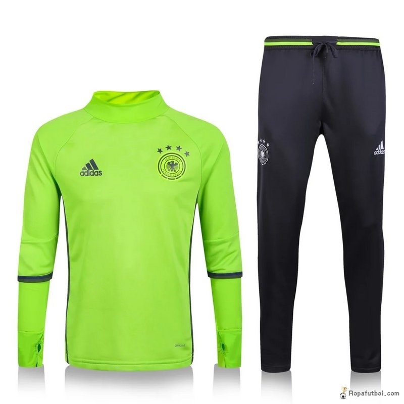 Chandal Alemania 2016 Verde Fluorescente